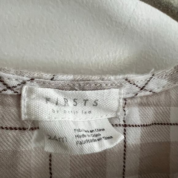 Firsts by Petit Lem plaid flannel dress (24m) - Picture 3 of 10